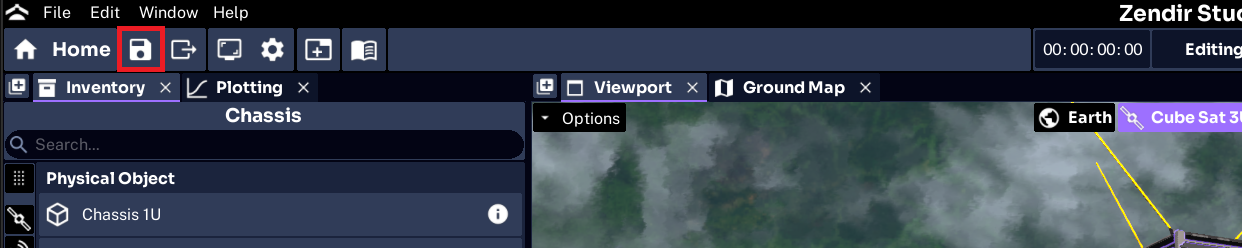 Save control and project name field in Studio