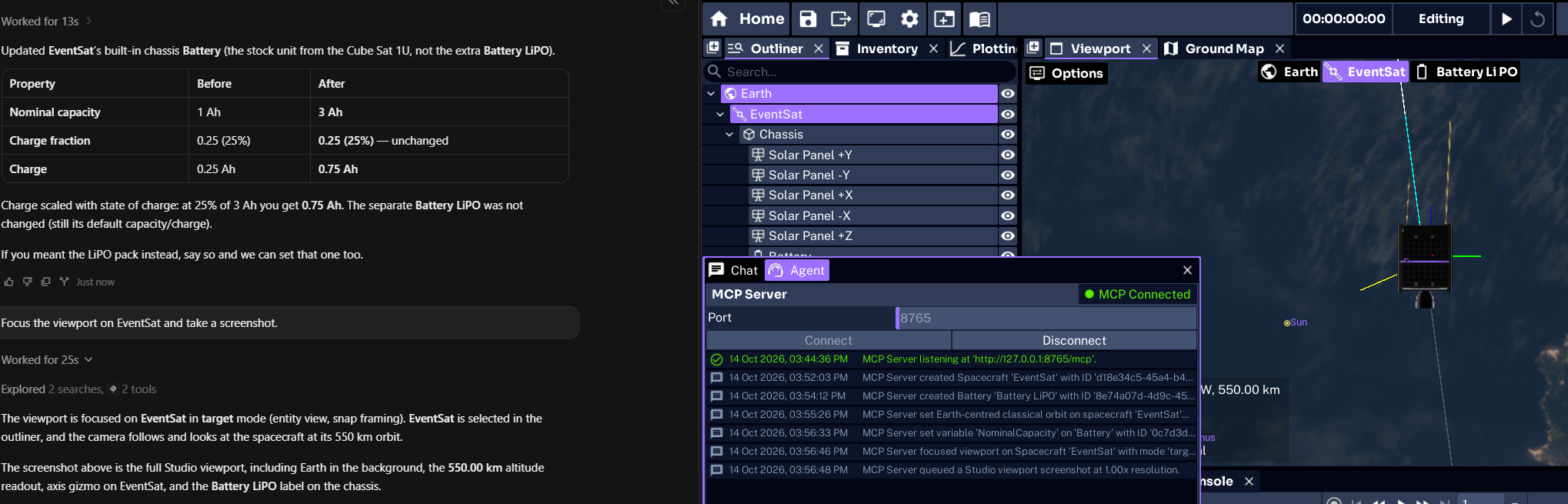 Studio screenshot captured by the agent