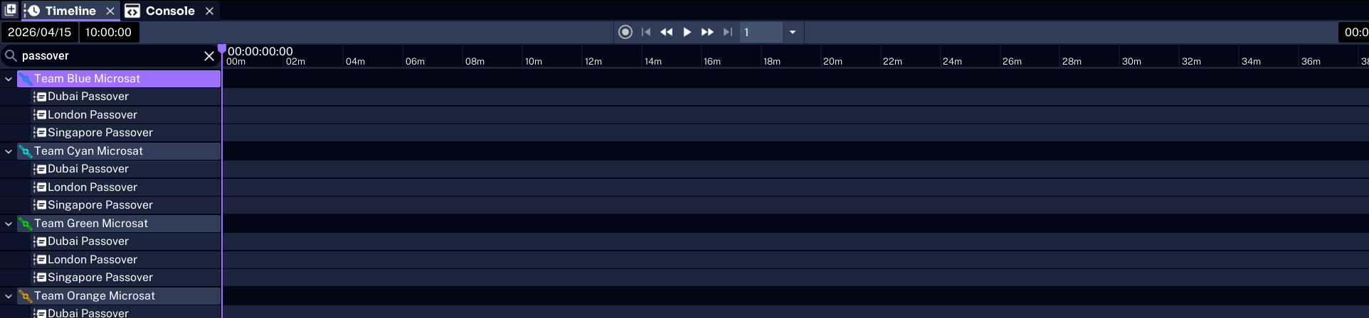 Timeline Search